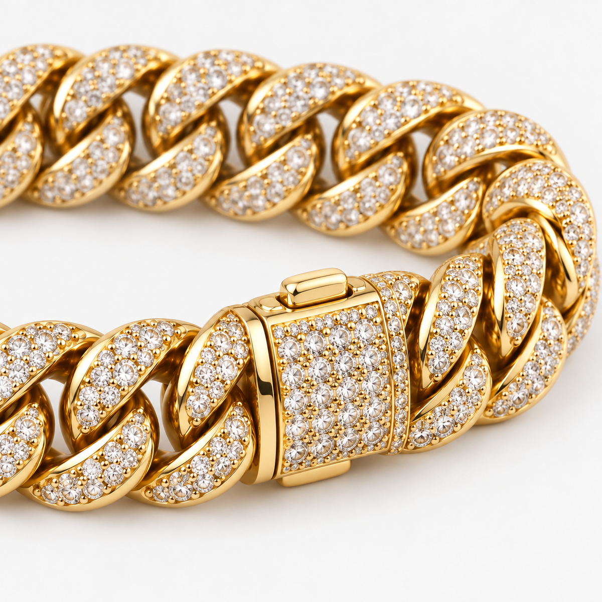 Pavé Cuban Bracelet