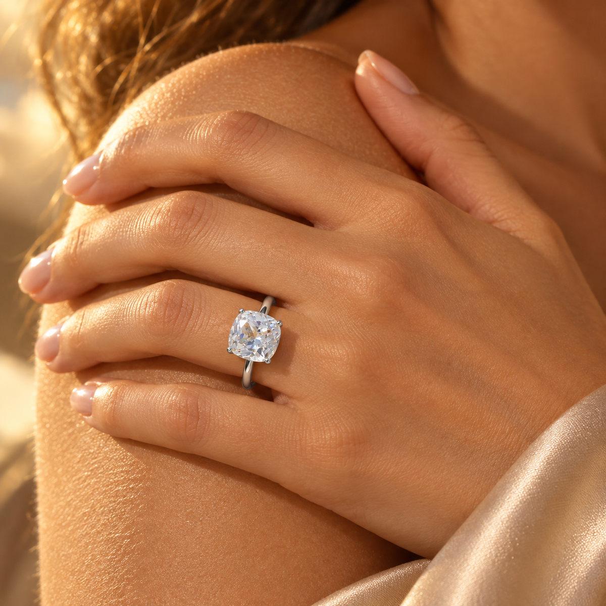 Bianca Cushion Ring