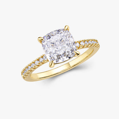 Greta Cushion Pavé Ring