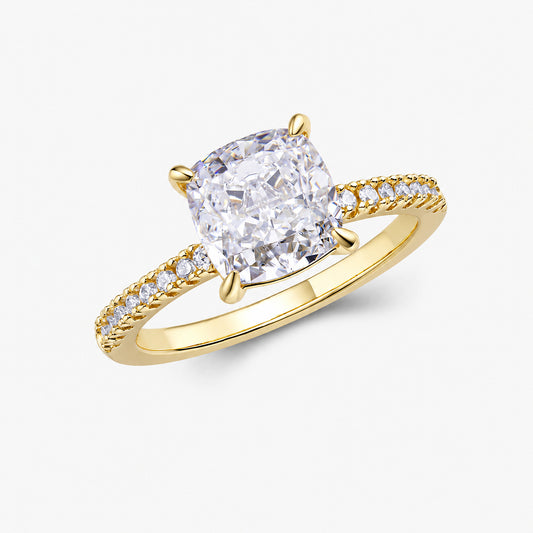 Greta Cushion Pavé Ring