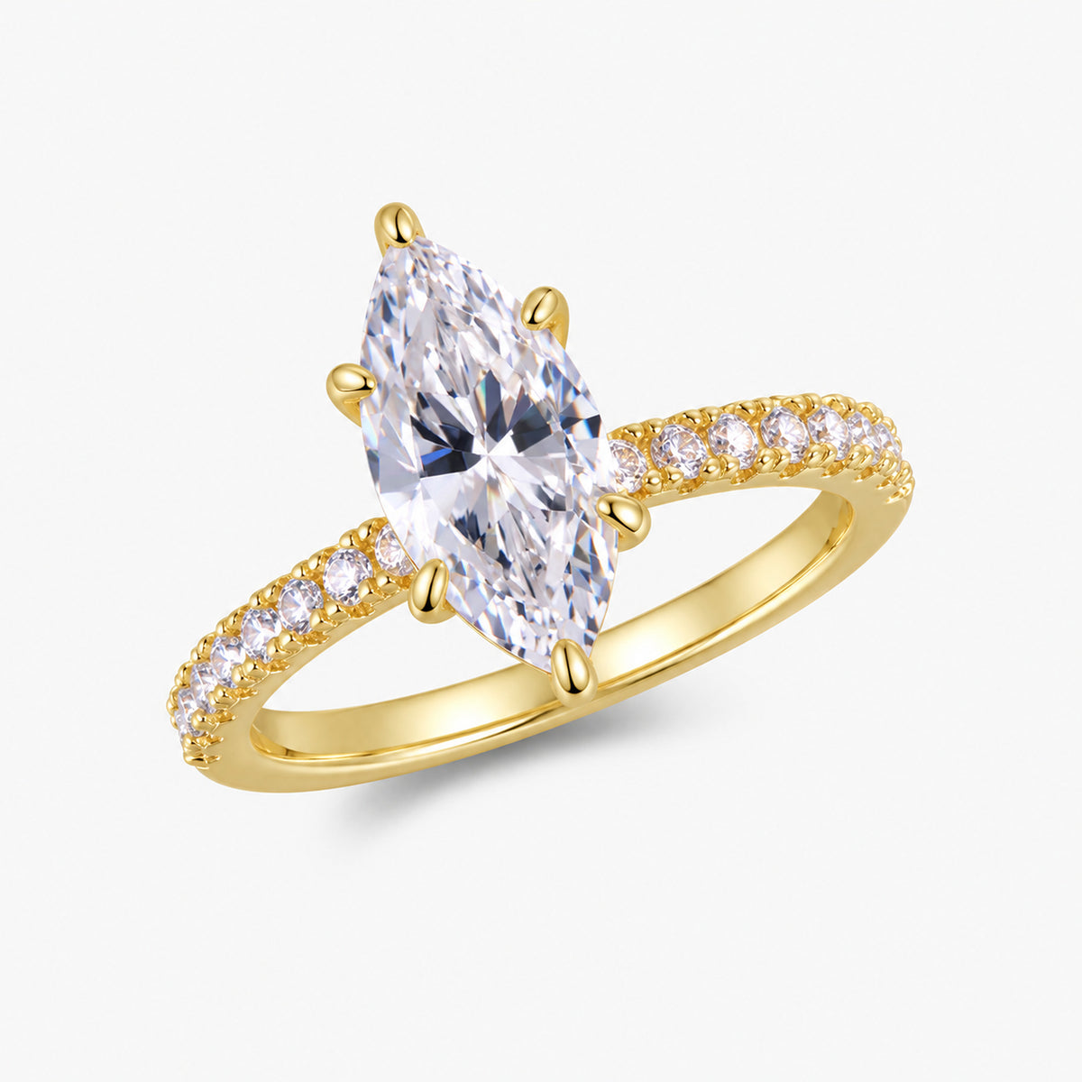 Stella Marquise Pavé Ring