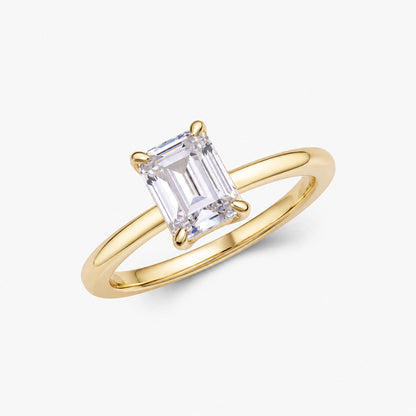 Clara Emerald Solitaire
