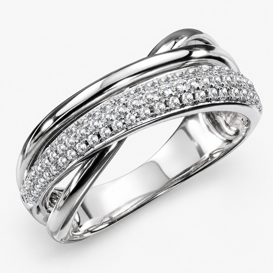 Intreccio Crossover Ring