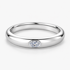 Lune Oval Bezel Band