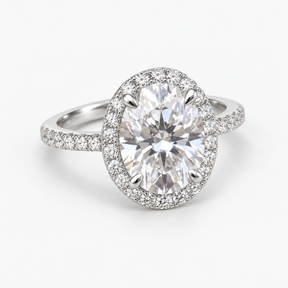 Ilaria Oval Halo Ring