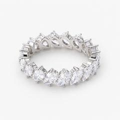Gioia Pear Eternity Band