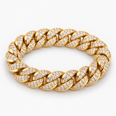 Pavé Cuban Bracelet