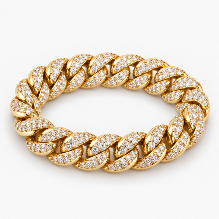 Pavé Cuban Bracelet