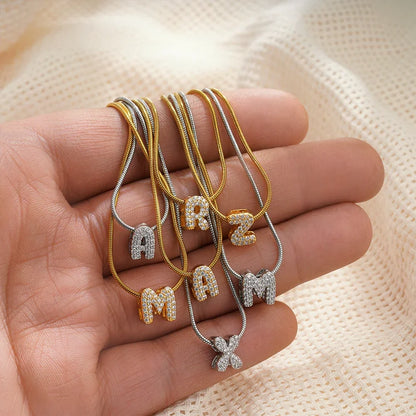 Spotlight Gold-Plated Initial Pendant Necklace
