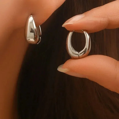 Spotlight Knot Hoop Earrings