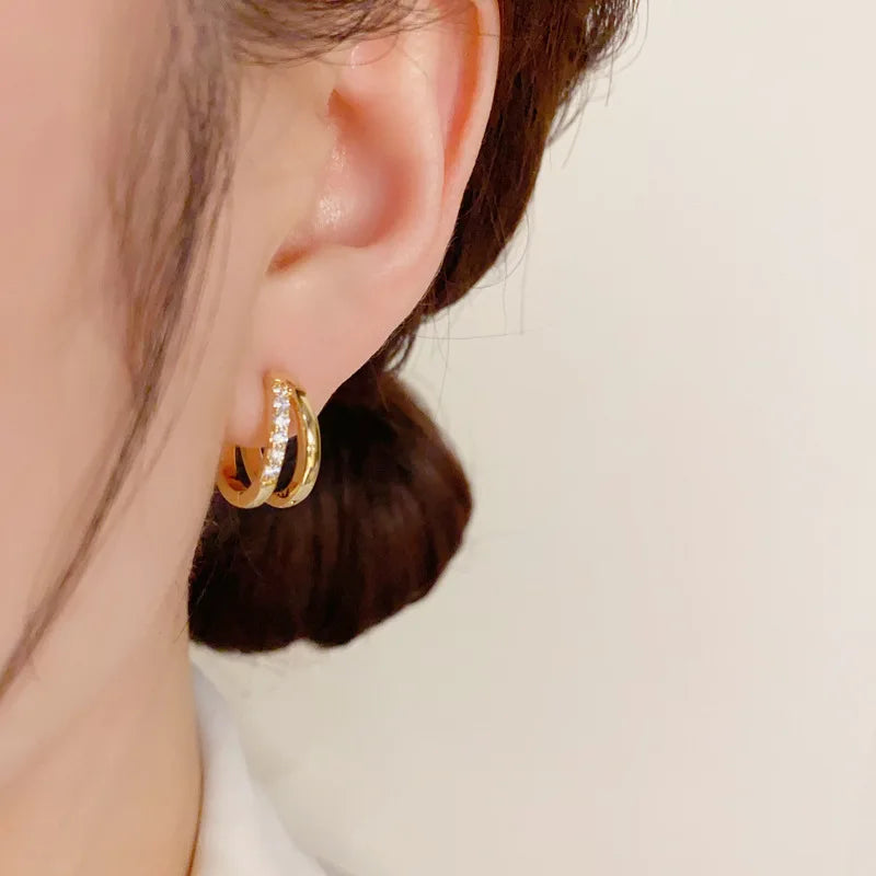 Spotlight Knot Hoop Earrings