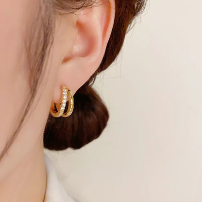 Spotlight Knot Hoop Earrings