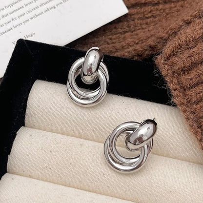 Spotlight Knot Hoop Earrings