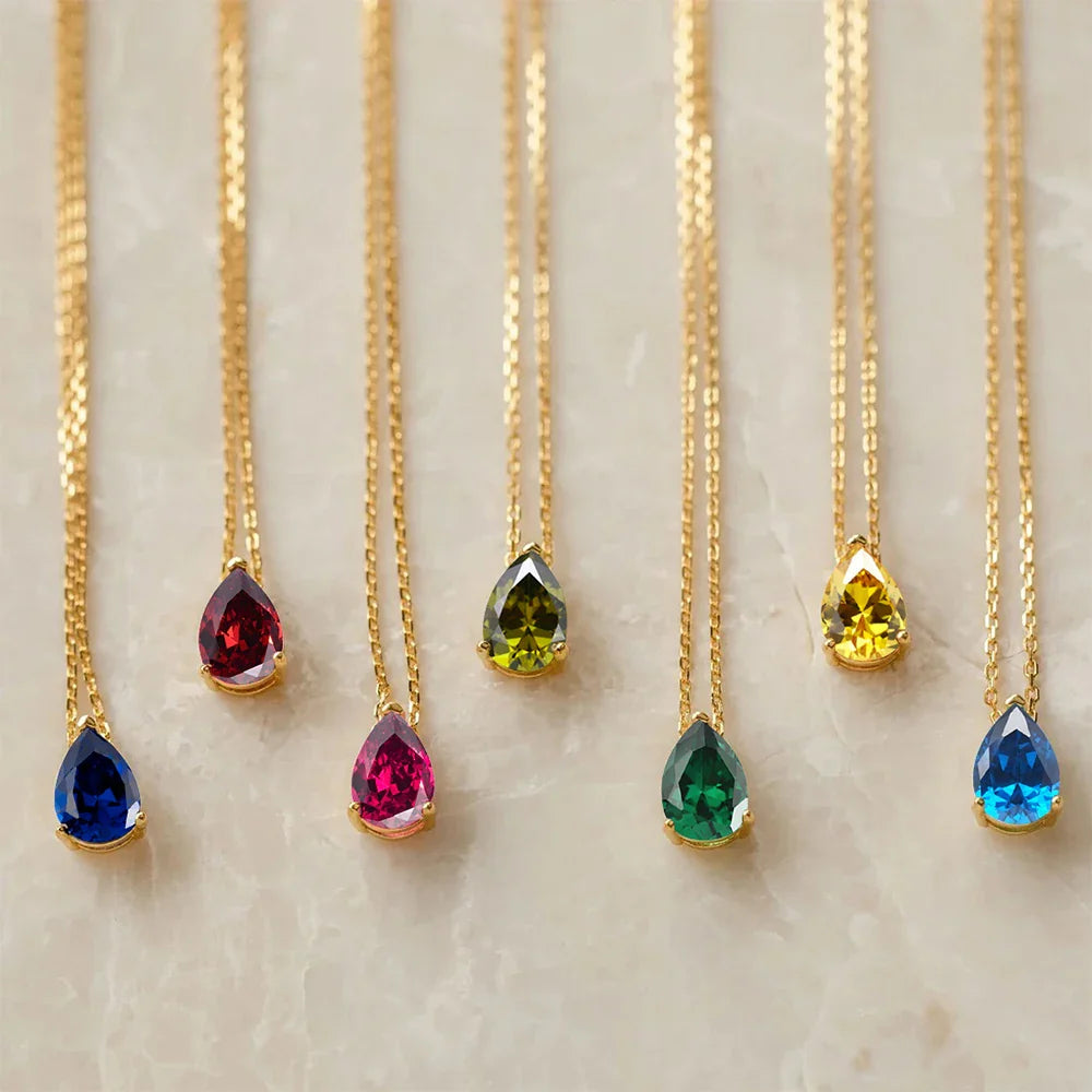 Spotlight Birthstone Crystal Pendant Necklace