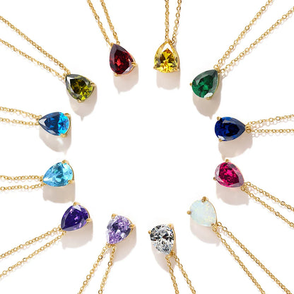Spotlight Birthstone Crystal Pendant Necklace
