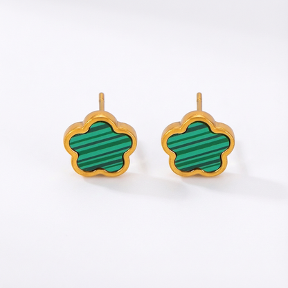 Spotlight Green Blossom Earrings