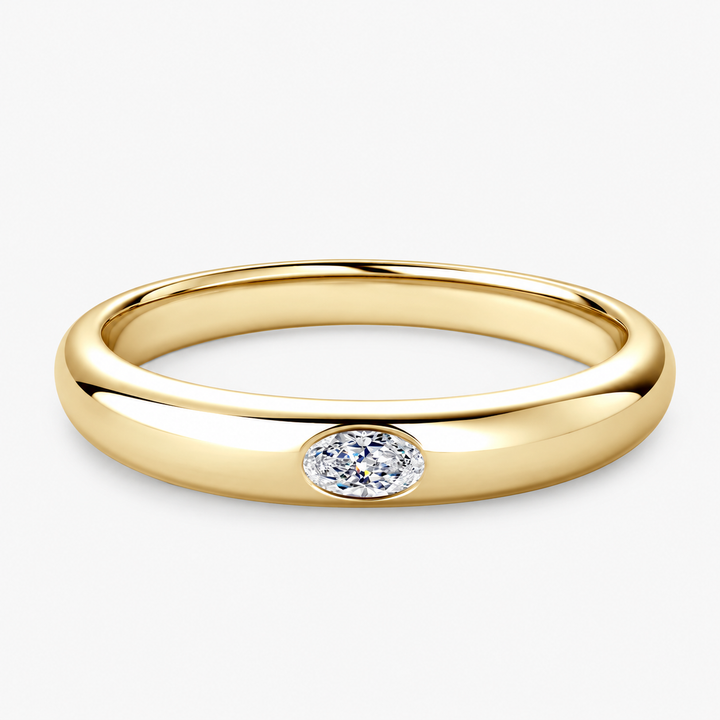 Lune Oval Bezel Band