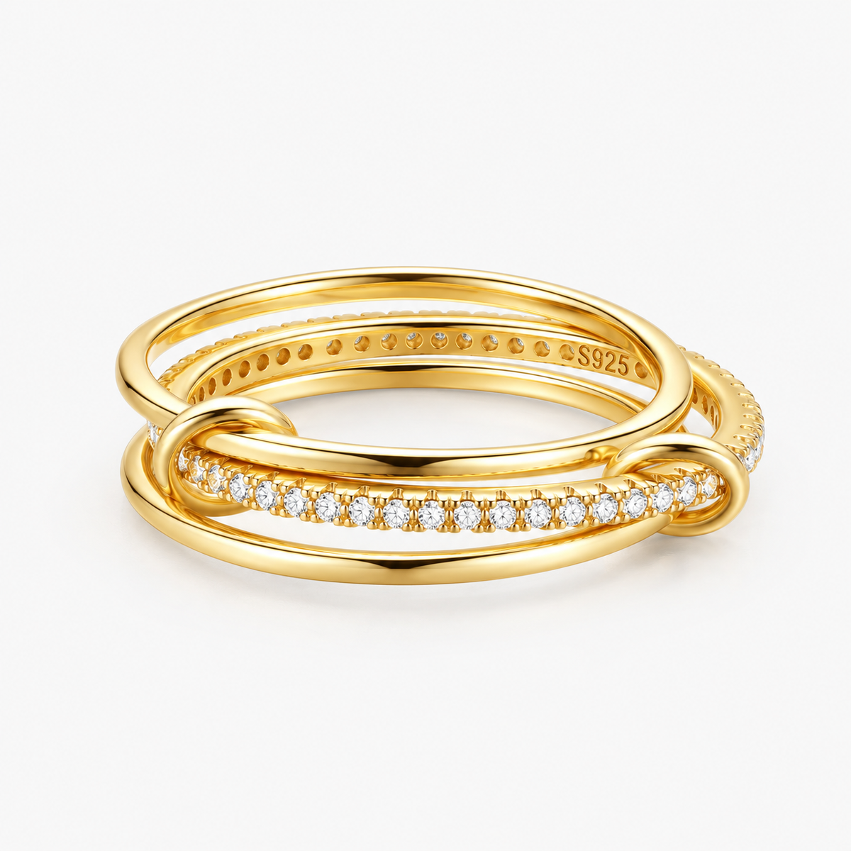 Spirale Layered Ring