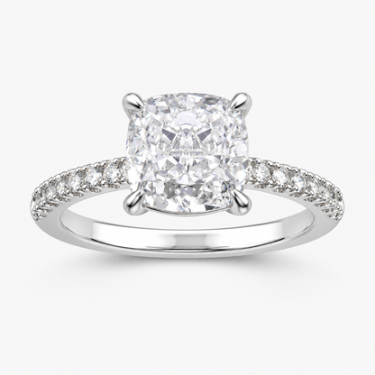 Greta Cushion Pavé Ring