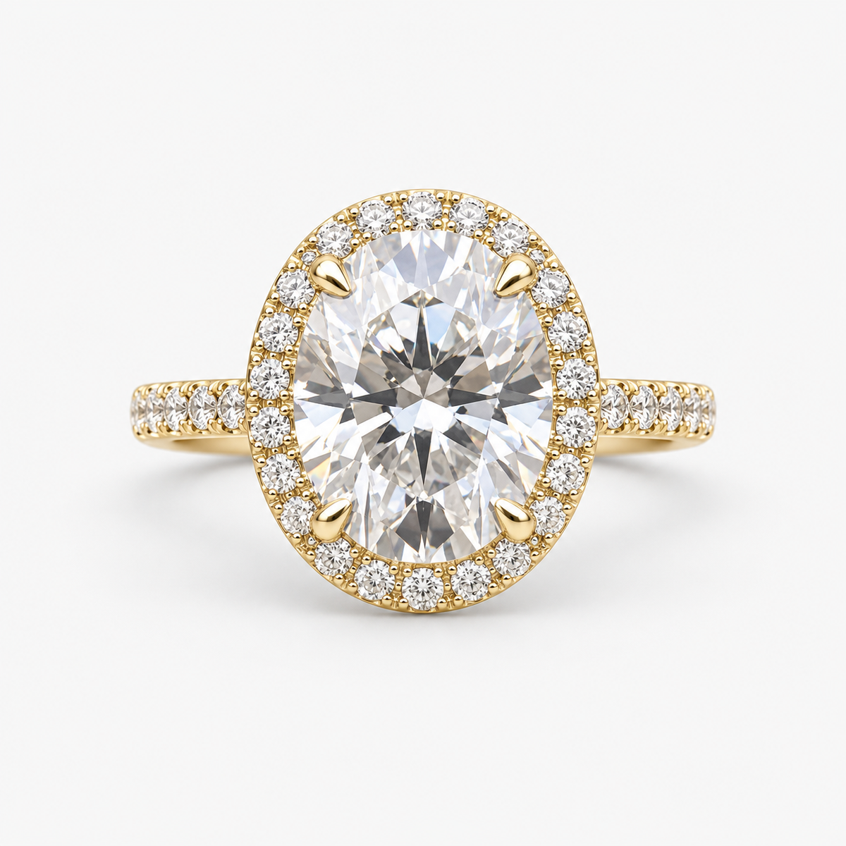 Ilaria Oval Halo Ring