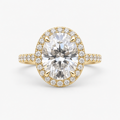 Ilaria Oval Halo Ring