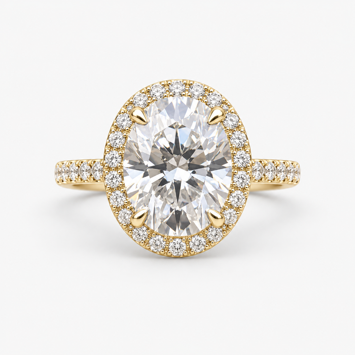 Ilaria Oval Halo Ring