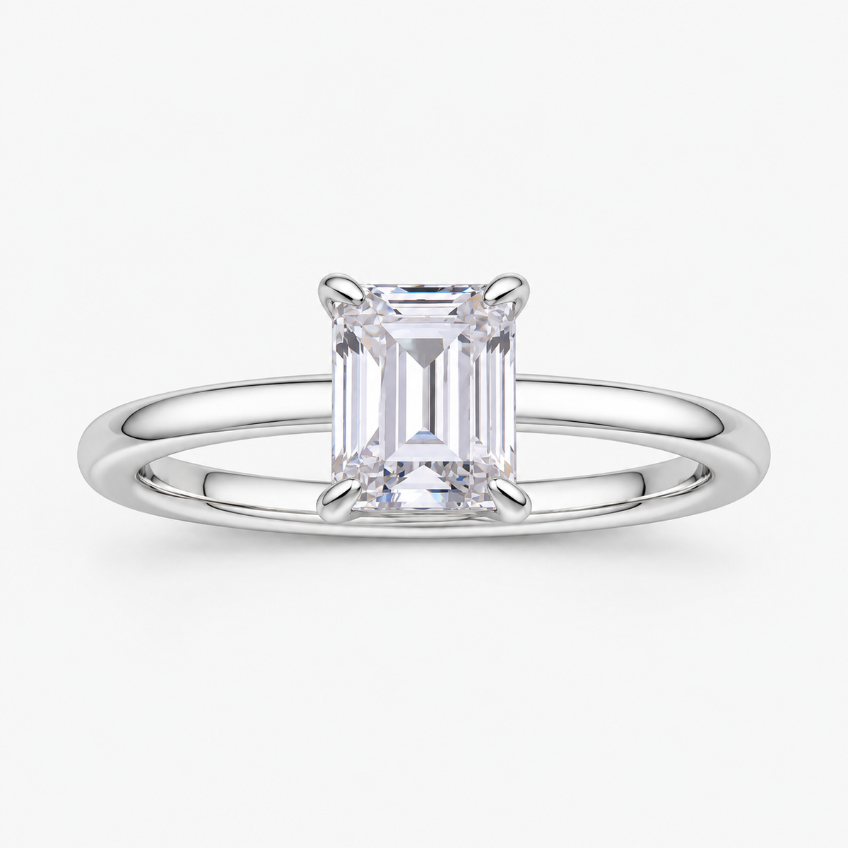 Clara Emerald Solitaire