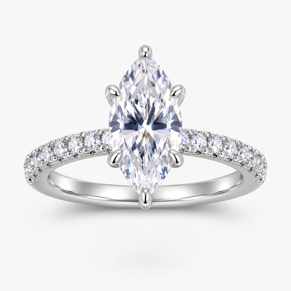 Stella Marquise Pavé Ring