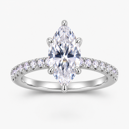 Stella Marquise Pavé Ring