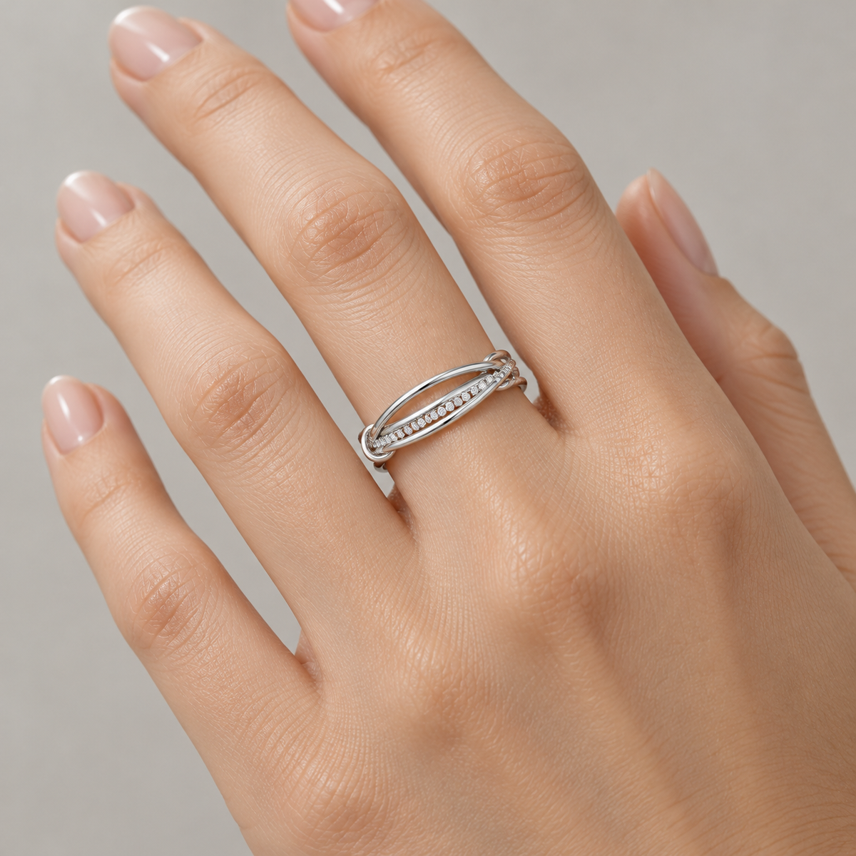 Spirale Layered Ring