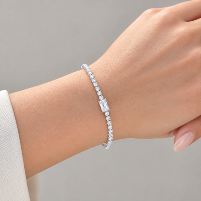 Sterling Tennis Bracelet