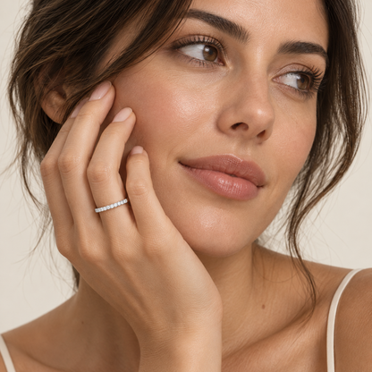 Alba Half Eternity Band