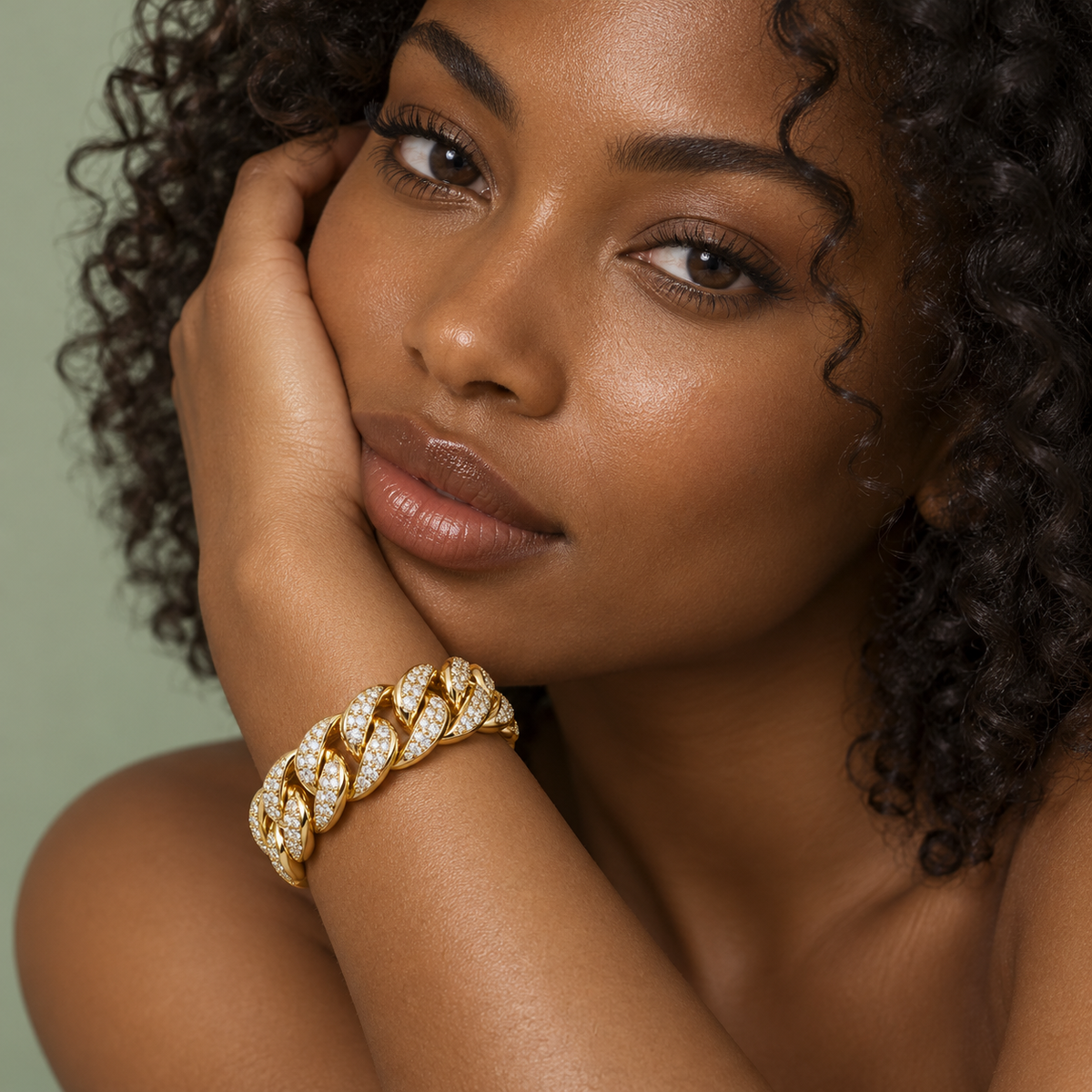 Pavé Cuban Bracelet