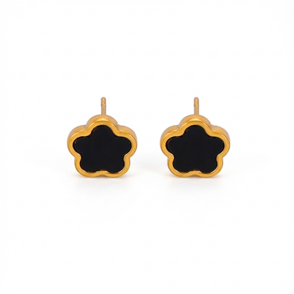 Spotlight Black Blossom Earrings