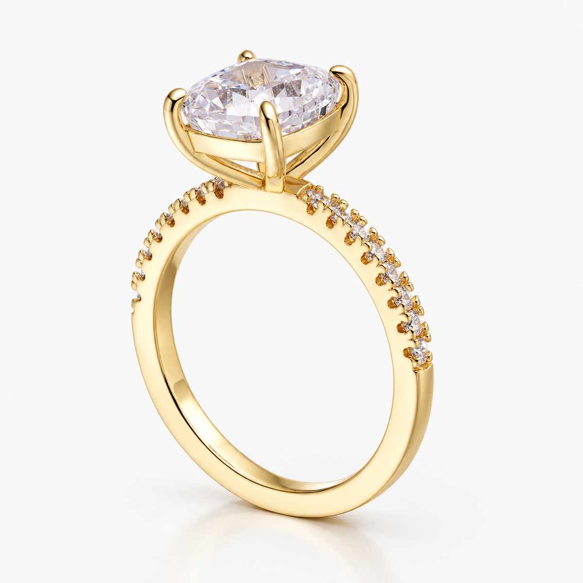 Greta Cushion Pavé Ring