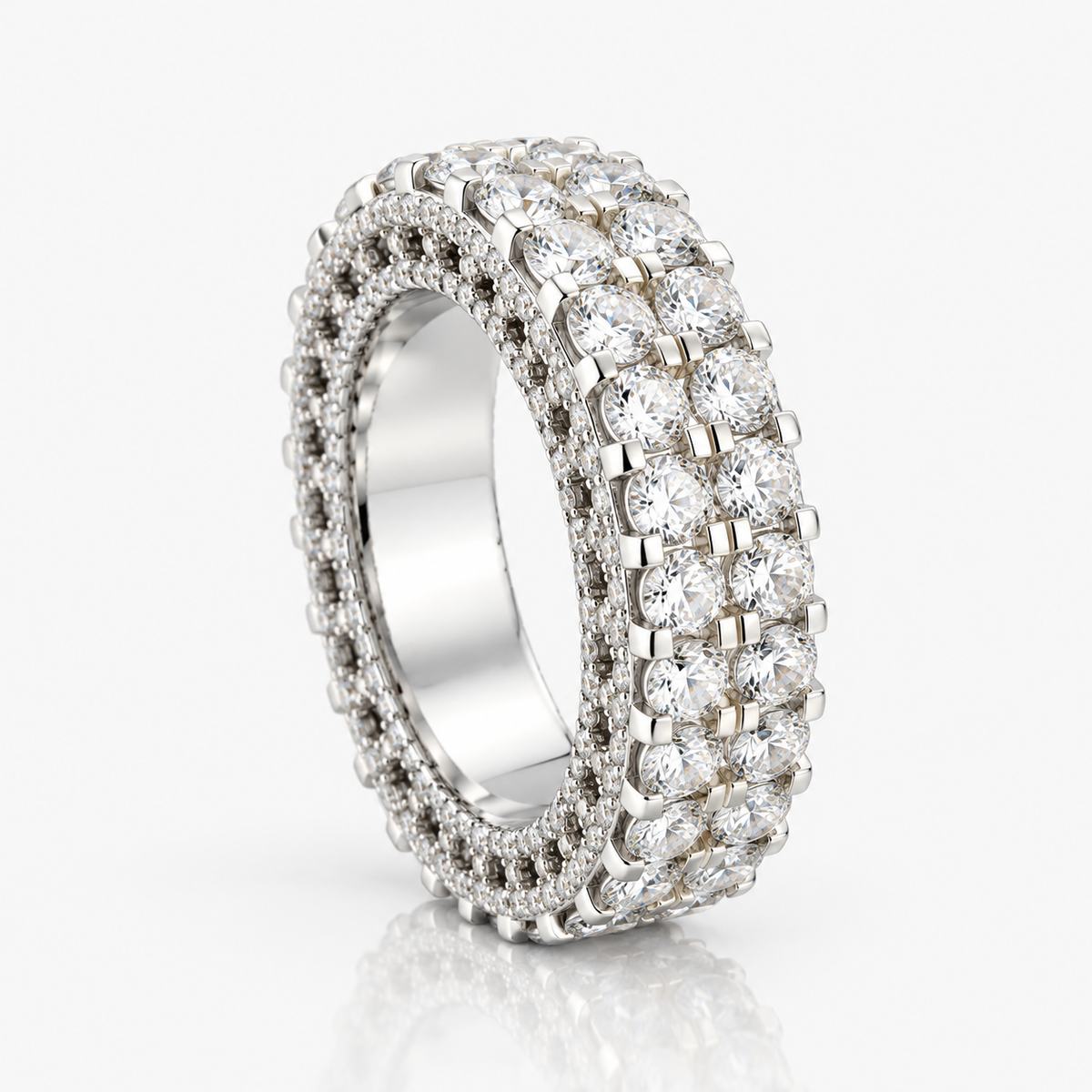 Mia Double Pavé Ring