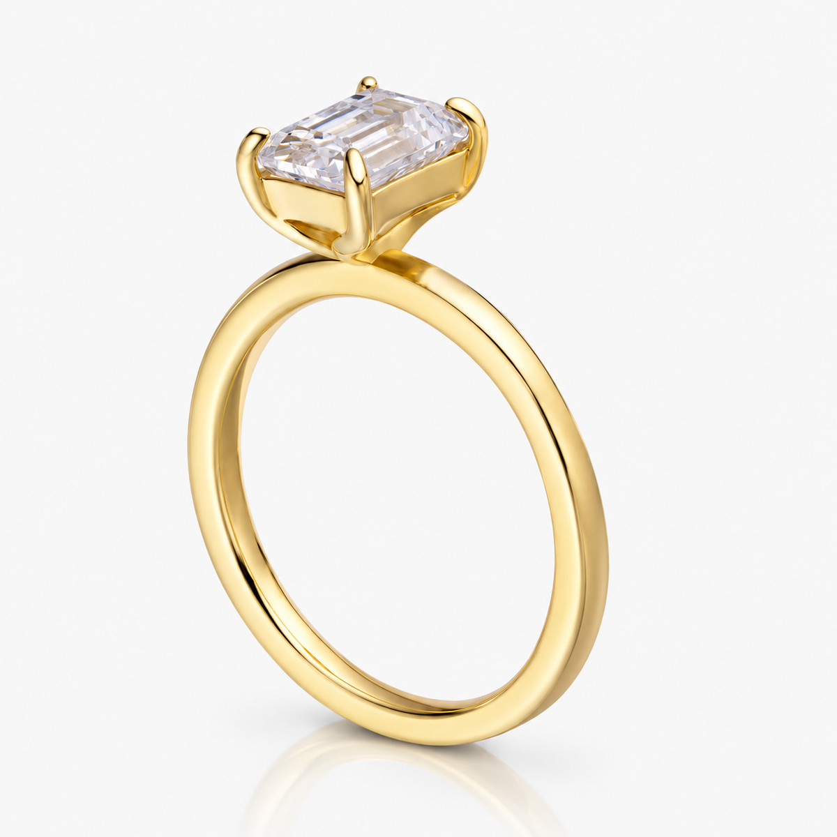 Clara Emerald Solitaire