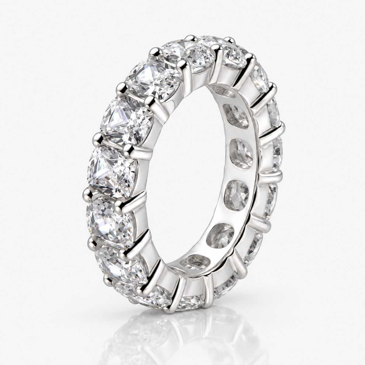 Chiara Cushion Eternity Band
