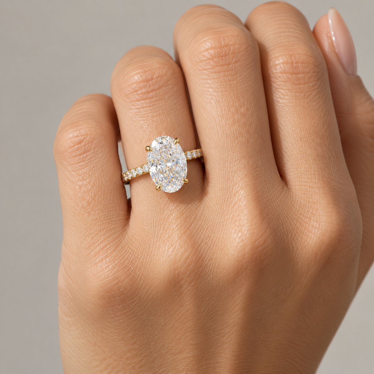 Ottavia Oval Pavé Ring