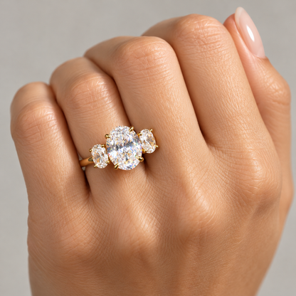 Tria Three Stone Ring