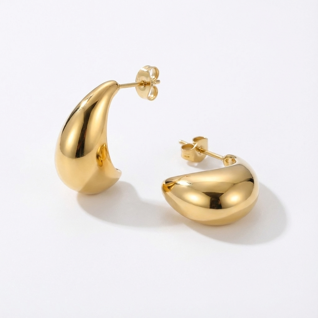 Curved Midi Hoops