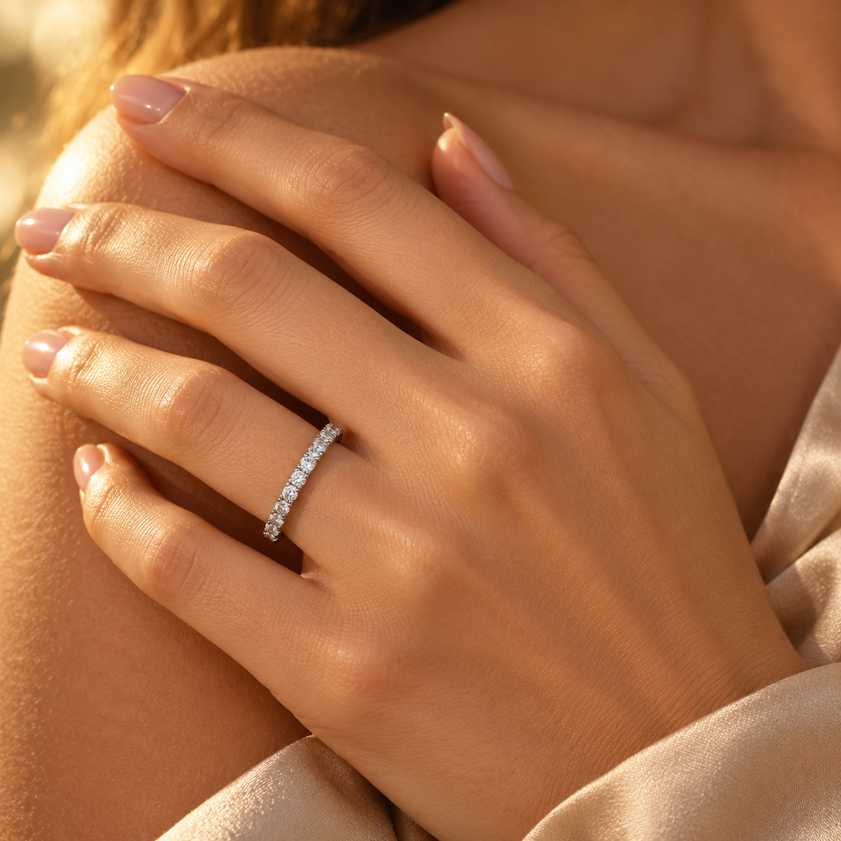 Alba Half Eternity Band