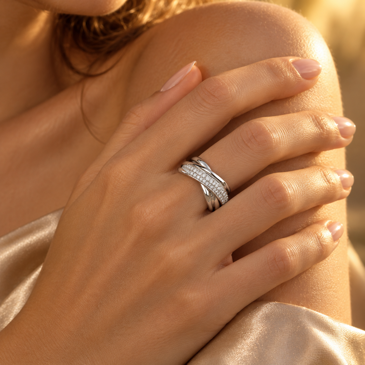 Intreccio Crossover Ring