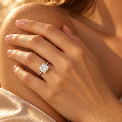 Viola Cushion Solitaire