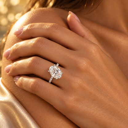 Ottavia Oval Pavé Ring
