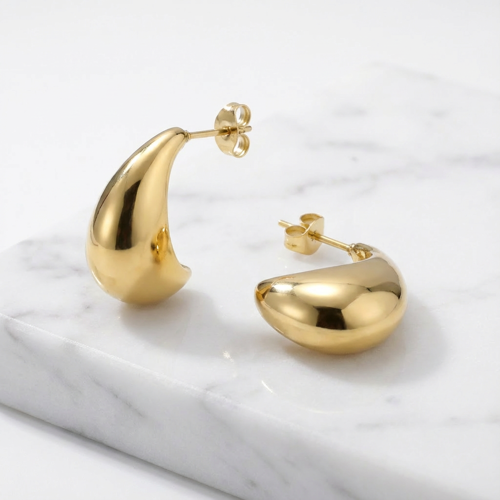 Curved Midi Hoops