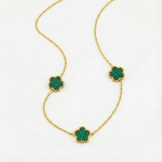 Spotlight Green Blossom Necklace