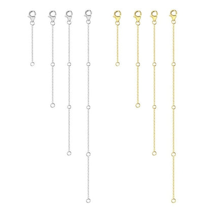 4pc Necklace Extender (2-8in) (5-20cm)