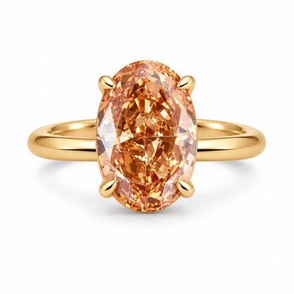 Ambra champagne oval ring
