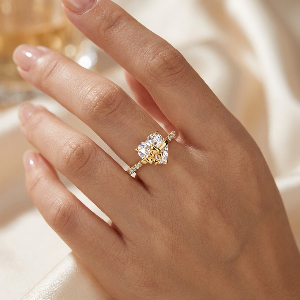 Spotlight heart - Diamond Ring